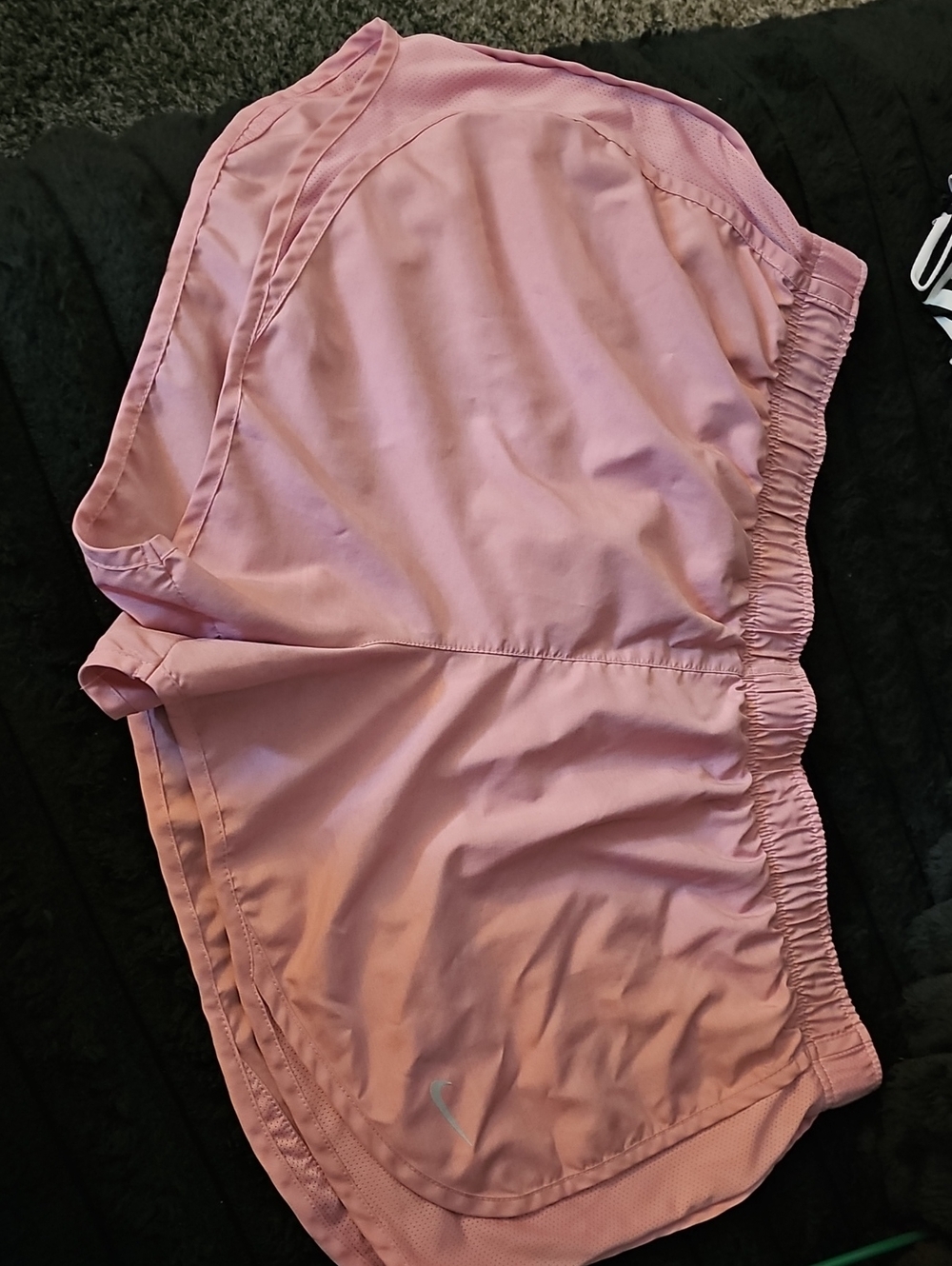 Nike Light Pink Athletic Shorts with Elastic Waist